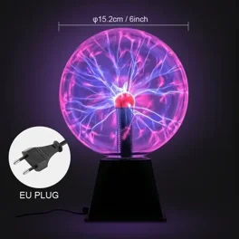 Kicko 7 Inch Green Plasma Ball Nebula Thunder Lightning Plug in for Parties Kids Home Walmart