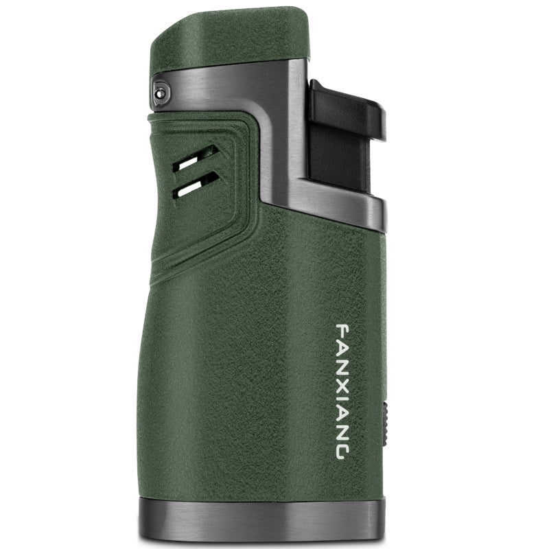 Cigar Lighter Travel Portable Three-In-One Cigar Drill Cigar Cigarette Holder Cigarette Lighter Gift Box Cb-24Ff1
