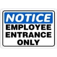 thumbnail image 1 of Novelty Metal Sign Aluminum Sign Notice Safety Sign Employees Only Vendors Visitors Must Register At Main Office 8X12 Tin Metal Signs Road Street Sign Outdoor Decor Caution Signs, 1 of 5
