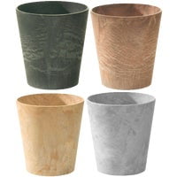Novelty Manufacturing Cache Planter - Ceramic Indoor Round Plant Planter - Multicolor, 5-1/2 In.
