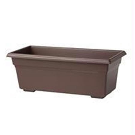 Novelty Mfg Co P-Countryside Flowerbox Planter- Brown 18x8x6.5 Inch