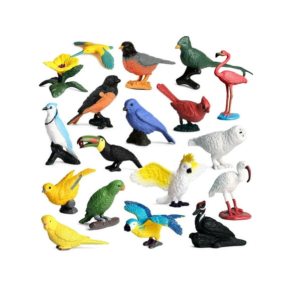 Novelty Mini Scientific Toy Realistic Bird Figurines Kids Relieve Boredom Toy