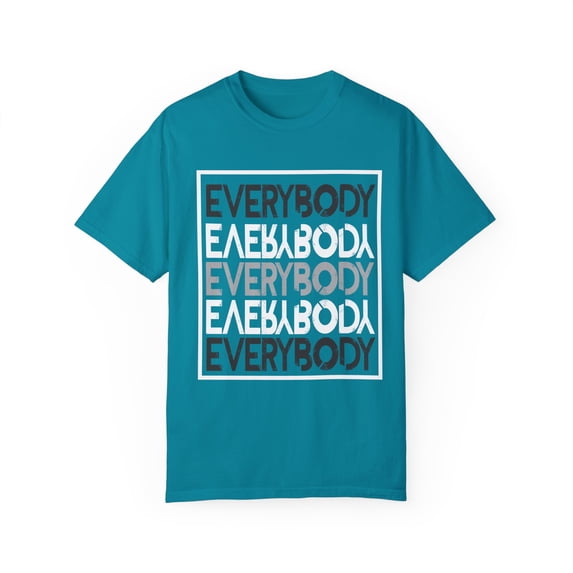 Novelty Music Sound Lyrics Graphic Gift Cool Everybody Entertainment Karaoke Song Men Women Unisex Garment-Dyed T-shirt