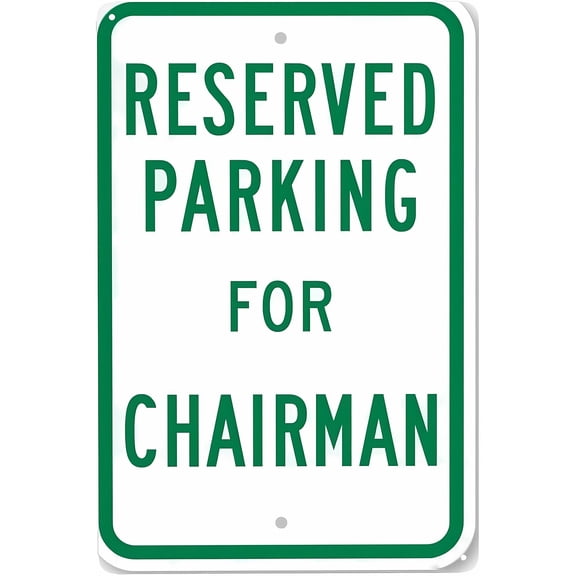 Novelty Parking Space Reserved Tin Sign - 8"x12" Vintage Metal Warning Sign, Reserved Parking Decor for Home Farm Bar Coffee Shop Club Garage