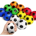thumbnail image 1 of Novelty Place 12 Pack Squeezable Stress Soccers - Anti-Stress Balls for Tension Relief - Relaxation Gadgets, 1 of 7
