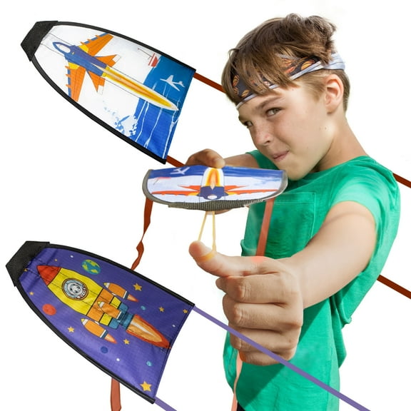 Novelty Place 2 Pack Thumb Ejection Kite Toy - Kite Launcher Slingshot Catapult Kites Toys