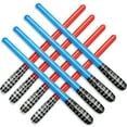 thumbnail image 1 of Novelty Place Inflatable Light Saber Sword Toys - Pack of 8 Blow Up Light Sabers - Perfect for Birthday Parties, Cosplay Events, Party Favors, 1 of 7
