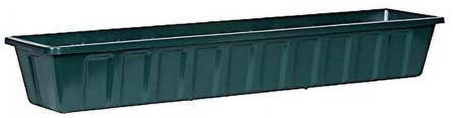 Large Poly-Pro Plastic Planter Liner for Indoor/Outdoor, Long Green Garden  Flower Box, 36" - Walmart.com