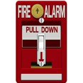 thumbnail image 1 of Novelty Printed Fake Fire Alarm Printed Light Switch Cover, 1 of 2