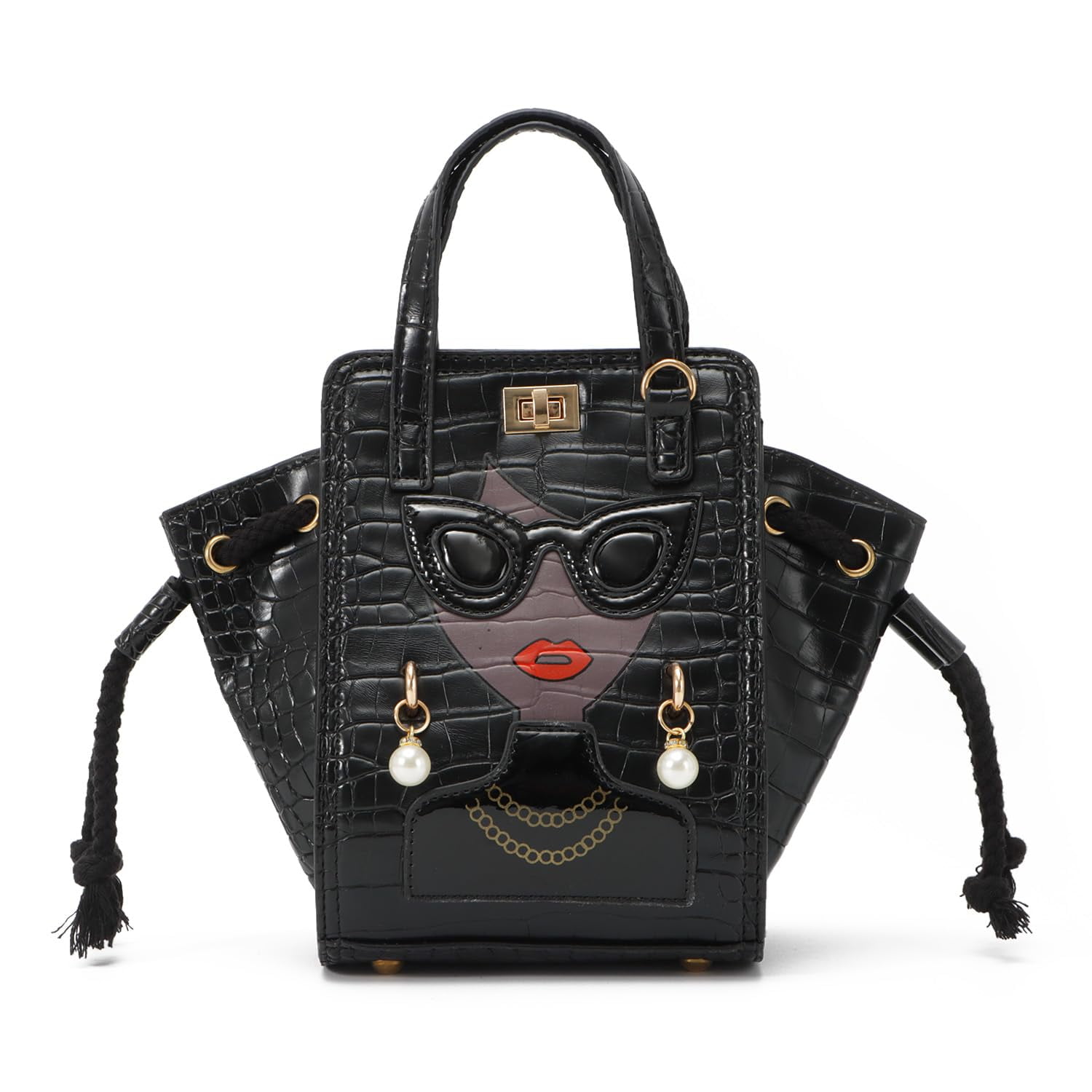 Novelty Purses for Women Unique Top Handle Satchel Handbag 3D Fun
