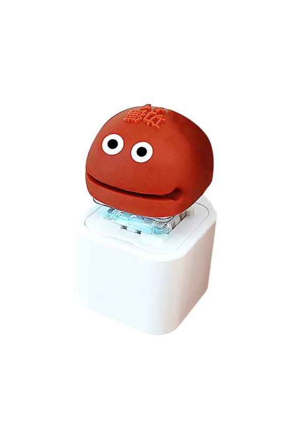 Novelty Push Button Fidget Keychain – Cute Stress Relief Sensory Toy – Portable Pocket Gadget with Funny Faces & Soft Click – Fun Mini Gift for Teens, Students & Adults – Backpack Accessory