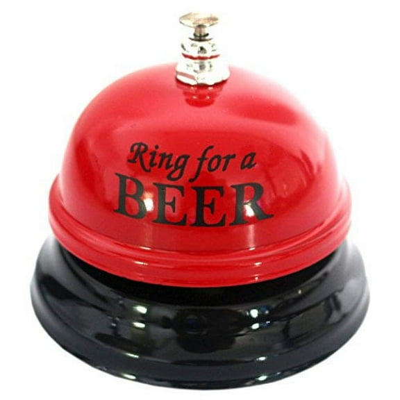 Novelty Red Ring Bell Ring for a Beer Desk Bell Hens Night Call Bell Wedding Stage Party Accessory Christmas Gag Gift