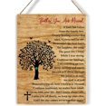 thumbnail image 1 of Novelty Rememberance Brother Quote Wood Sign Memorial Tree Wooden Signs Rustic Hanging Sympathy Plaque Wall Art Sign Wall Decor for Home 8x12 Inch, 1 of 4