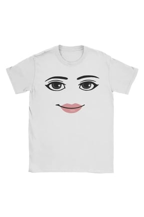 Novelty Robloxs Face Game Meme Graphic T Shirts Men Women Fashion Short Sleeve T-shirts Unisex High Quality Tops