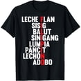 thumbnail image 1 of Novelty Saying Filipino Leche Sisig Balut Sinigang Women Men T-ShirtMen and women, Black T-shirt, size: Extra large, 1 of 4