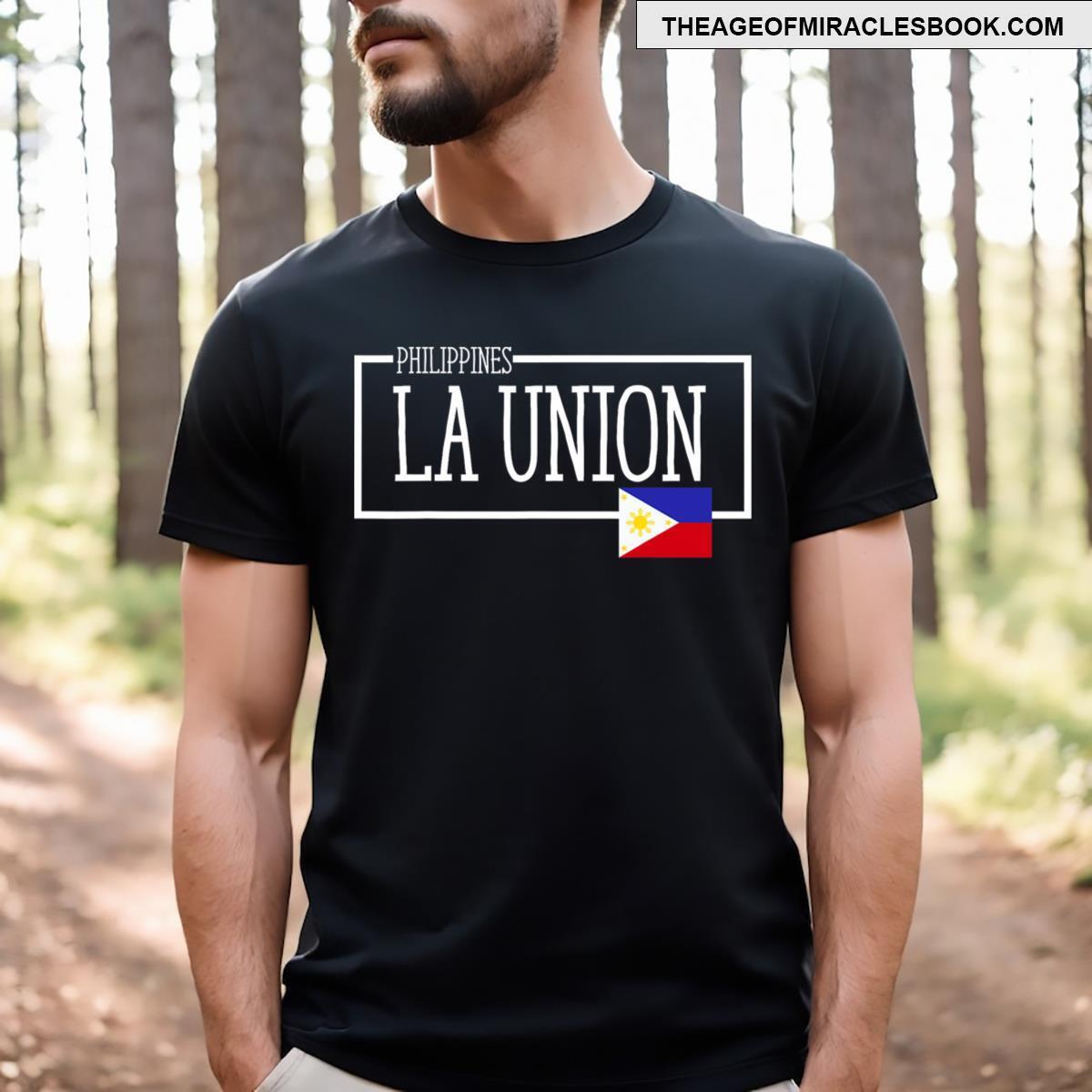 Novelty Saying La Union City Filipino Philippines Men Tshirt
