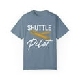 thumbnail image 1 of Novelty Shuttle Pilot Sew Quilt Patching Patchworking Needlework Humorous Stitches Tailors Sewing Repairing Knitter Unisex Garment-Dyed T-shirt, 1 of 4