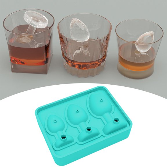 Novelty Silicone Ice Cube Tray for Pranks,Diy Funny Ice with Lid,Model Af