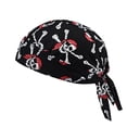 thumbnail image 1 of Novelty Skull Print Headwrap Cap Adjustable Unisex Bandana – 4.8" Lightweight Polyester Hat for Camping Hiking & Outdoor Adventures, 1 of 1