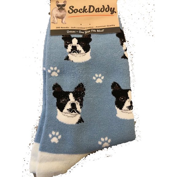 Novelty Socks Boston Terrier Socks Cotton Unisex Soft Premium 80076