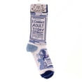 thumbnail image 1 of Novelty Socks I Can Not Adult Today Socks Fabric Womens 34076, 1 of 2