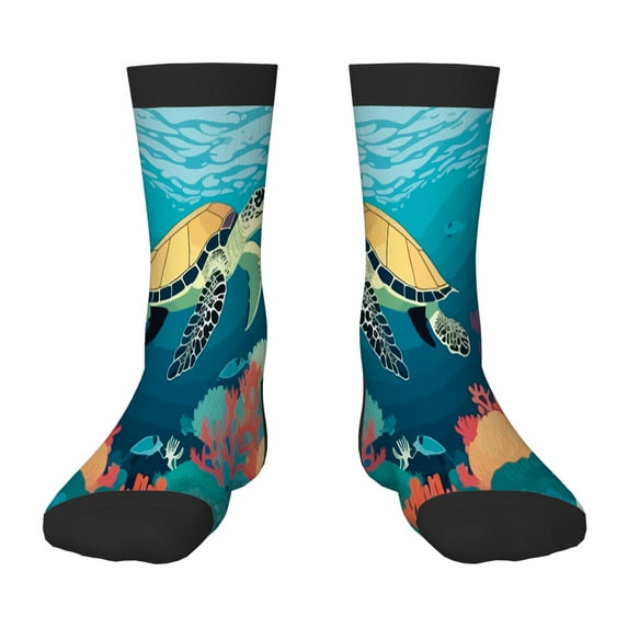 Novelty Socks for Boys Girls Retro Happy Parrot Jungle Funny Gifts for Boys Girls Teens