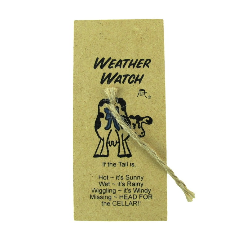 Novelty Spot Cow Tail Thermometer Fake Weather Report Practical Joke Gag Gift Novelty Spot Cow Tail Thermometer Fake Weather Report Practical Joke Gag Gift