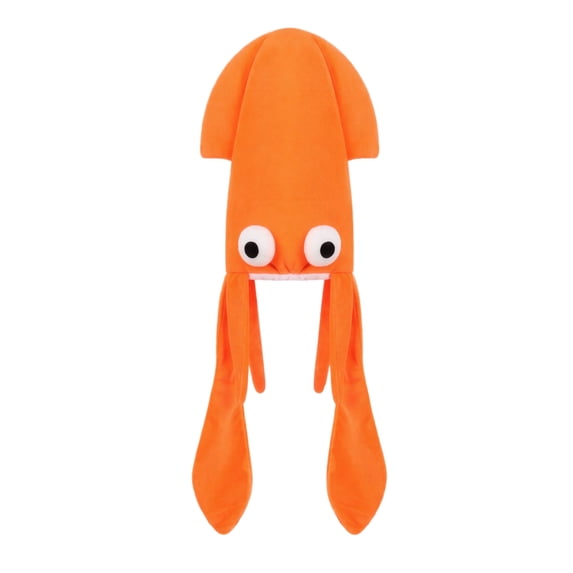 Novelty Squid Hat Octopus Costume Accessory for Halloween Party Photo Props Festive Decoration, Orange