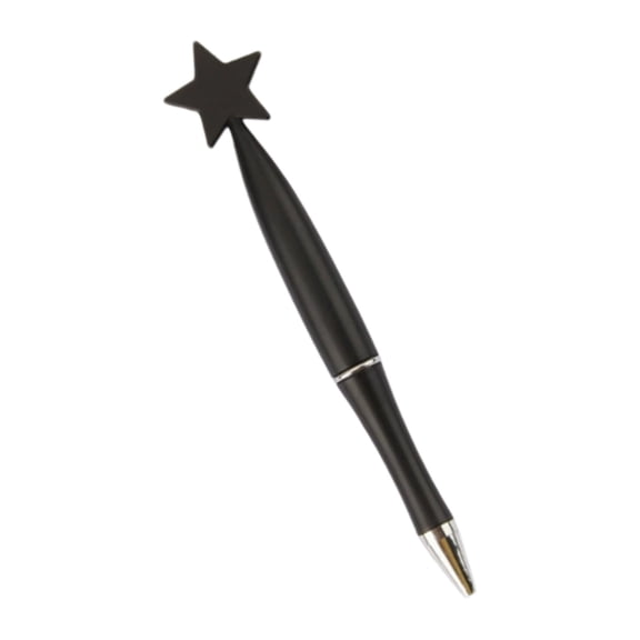 Novelty Star Shaped Ballpoint Pens, Smooth Writing Black Ink Pens, Cute Decorative Desk Accessories, Fun Party Favors, Gifts for Office, Home, Birthdays, Novelty Stationery