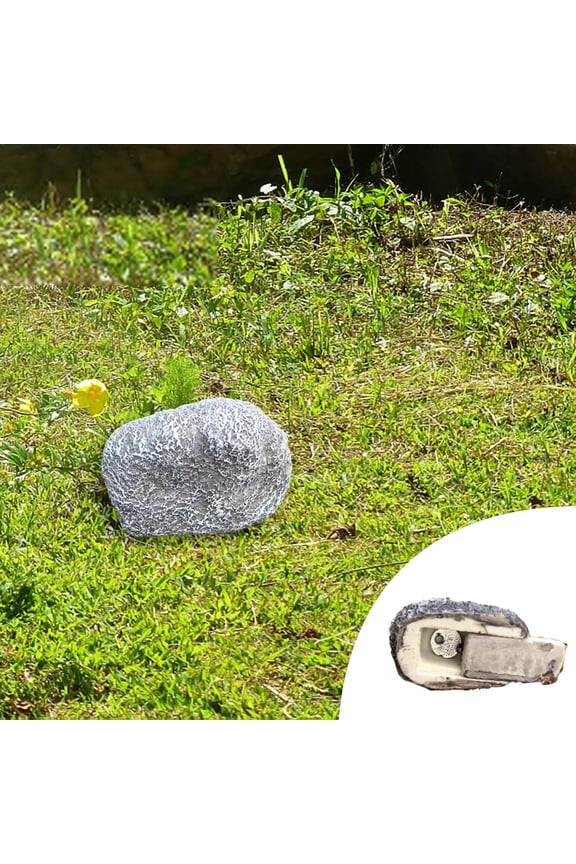 Novelty Stone Key for Outdoor Garden Hidden Key Holder Stylish Outdoor Accessory for Safe Quick Key Retrieval