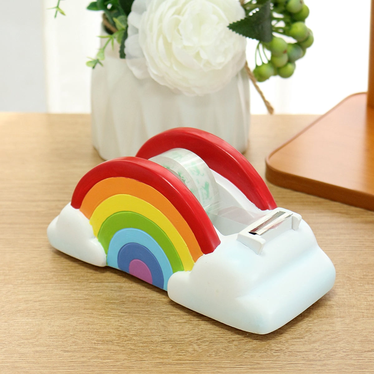 Novelty Tape Cutter Office Supplies,Resin Cartoon Animal Tape Dispenser Home Office Desk Accessories,Funny Stationery Gift Idea
