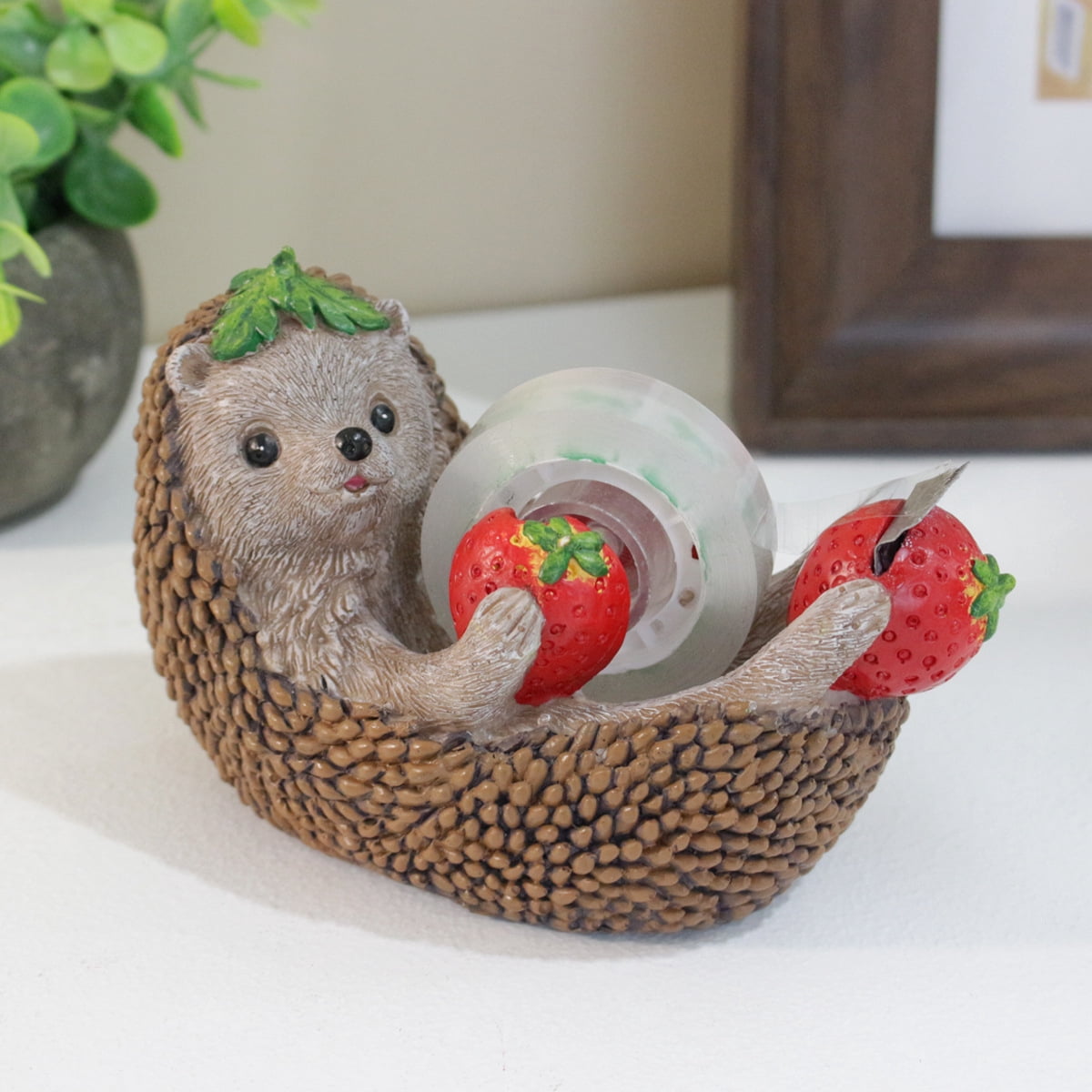 Novelty Tape Cutter Office Supplies,Resin Cartoon Animal Tape Dispenser Home Office Desk Accessories,Funny Stationery Gift Idea