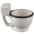 thumbnail image 1 of Novelty Toilet Ceramic Mug with Handle 300Ml Coffee Tea Milk Ice Cream Cup Funny for Gifts, 1 of 8