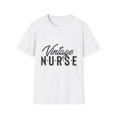 thumbnail image 1 of Novelty Vintage Nurse Retro Medical Professional Enthusiast Hilarious Licensed Hospital Staff Tech Expert Fan Unisex Softstyle T-Shirt, 1 of 4
