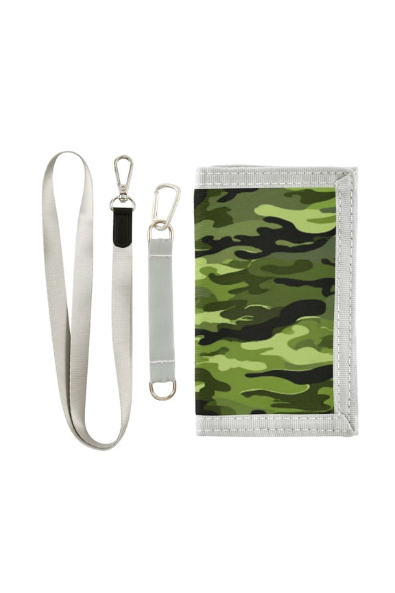 Novelty Wallets Foldable Novelty Wallets Prefect Gifts for Every Scene Army Camouflage