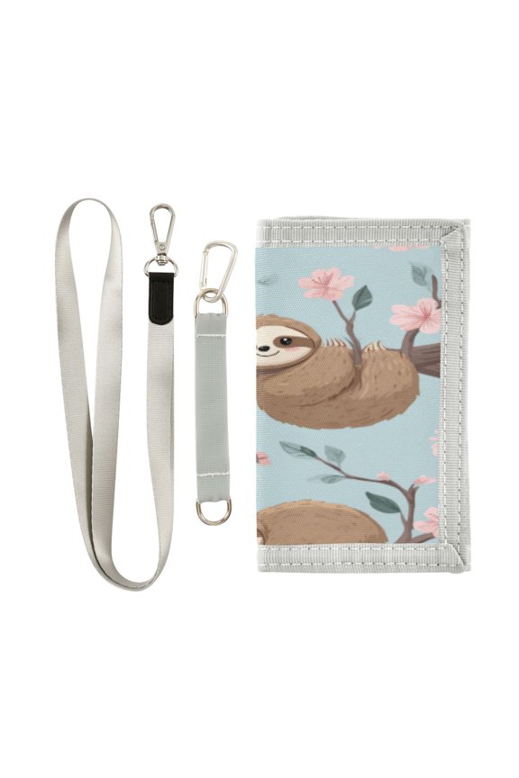 Novelty Wallets Foldable Novelty Wallets Prefect Gifts for Every Scene Cute Cartoon Sloth