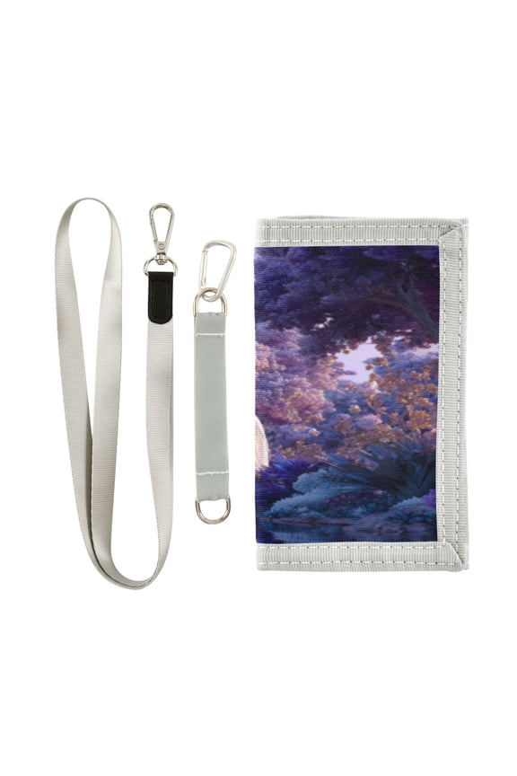 Novelty Wallets Foldable Novelty Wallets Prefect Gifts for Every Scene Purple World