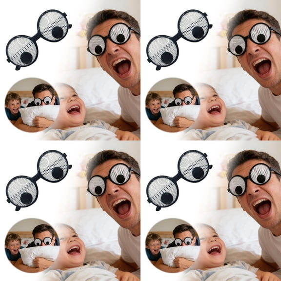 Novelty With Rolling Eyes For Pranks And Day Hilarious Interactive Joke Glasses For Parties And Trick Entertainment