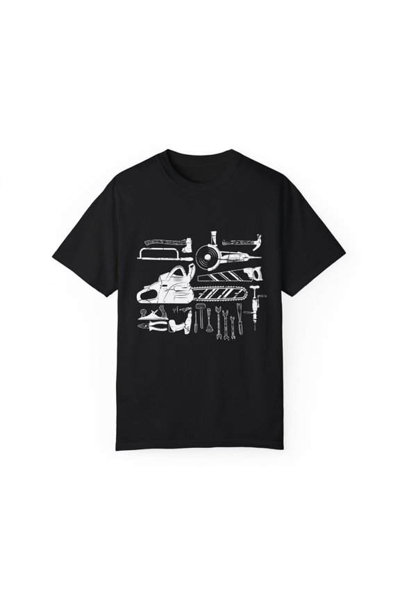 Novelty Woodworker Plumber Repairman Carpentry Enthusiast Hilarious Cabinetmaker Craftsperson Lumberworker Unisex Garment-Dyed T-shirt