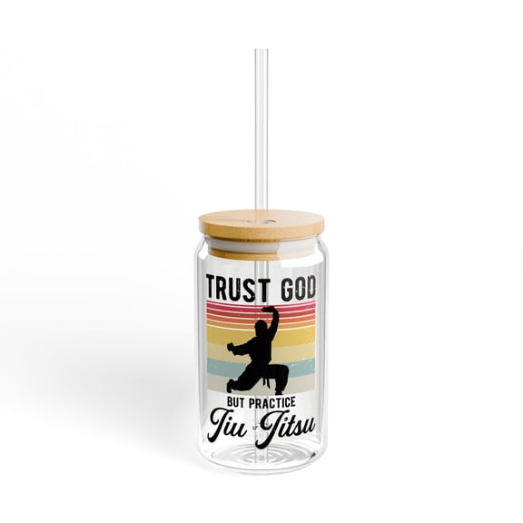 Novelty Wrestling Karate Wrestler Taekwondo Enthusiast Hilarious Extreme Sports Kickboxing Kickboxer Fan Sipper Glass, 16oz