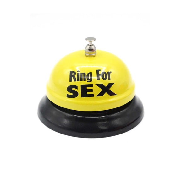 Novelty Yellow Ring Bell for Desk Party Accessory, SX Yellow, Size: One Size, American Gift