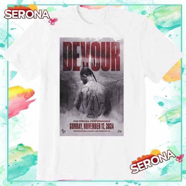 November 17 2024 Teragram Ballroom Los Angeles Ca Devour Shirt