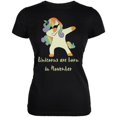 thumbnail image 1 of November Birthday Dabbing Unicorn Sunglasses Juniors Soft T Shirt Black MD, 1 of 1
