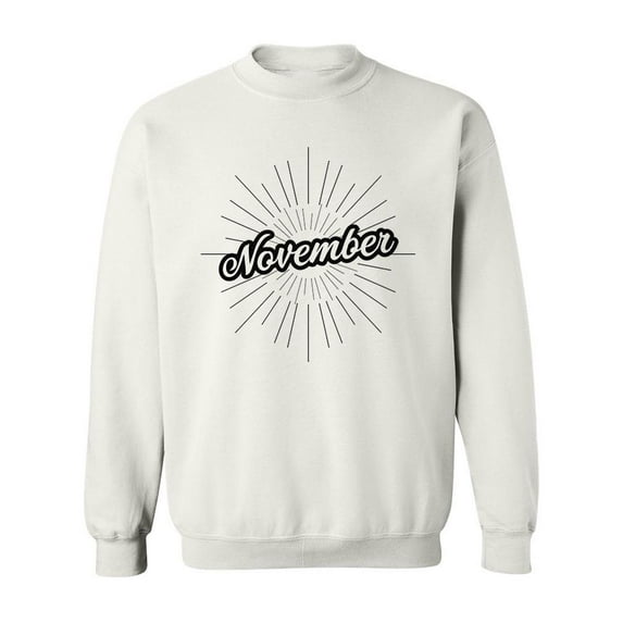 November! Sweatshirt Men -Image by Shutterstock, Male Small