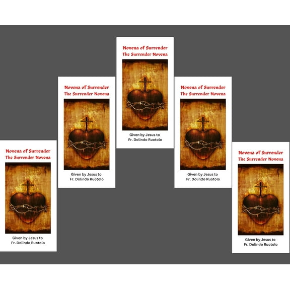 Novena of Surrender to the Will of God Trifold Holy Card