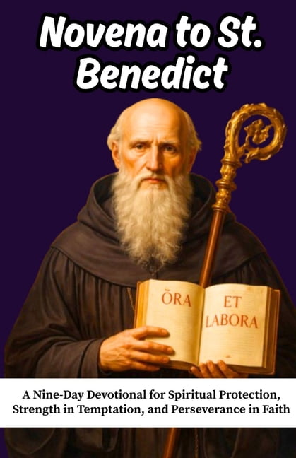 Novena to St. Benedict: A Nine-Day Devotional for Spiritual Protection, Strength in Temptation, and Perseverance in Fait, (Paperback)
