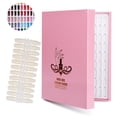 thumbnail image 1 of Noverlife 216 Nail Colors Chart Display, Nail Gel Polish Display Book with 216 False Nail Tips, Professional Salon Nail Color Swatches Nail Practice Card Board ALT2, 1 of 3