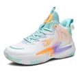 thumbnail image 1 of Novetra Men's Basketball Shoes Comfortable Fashion Athletic Sneakers Breathable Non Slip Lace up Shoe Running - GREEN3_6.5, 1 of 6