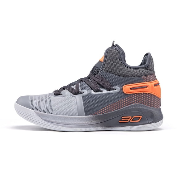 Novetra Men's Basketball Shoes, Sports , High Top Running - GREY1_8.5