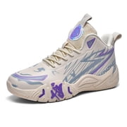 Novetra Mens Basketball Shoes Walking Running Breathable Comfortable Sneakers - COLOURED_11